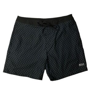 BYLT Premium Basics Men's‎ Geo Drawstring Mid Rise Board Shorts Size 32